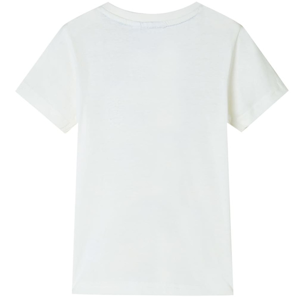 T-shirt för barn ecru 128