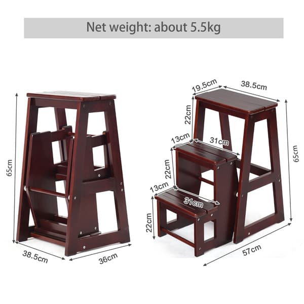 Fällbar pall för vuxna och barn 65 cm