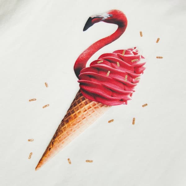 T-shirt för barn ecru 104