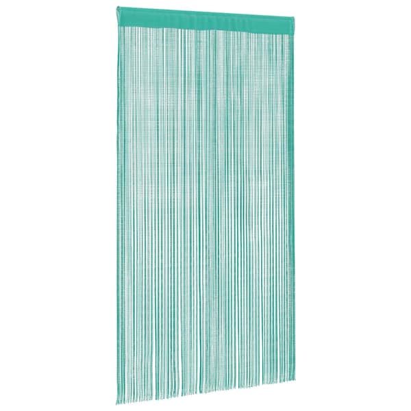 Trådgardiner 2 st turkos 140x250 cm 250 cm