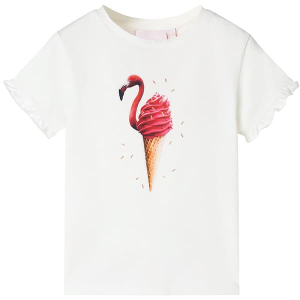 T-shirt för barn ecru 104