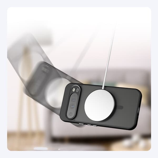 Magneettikotelo Google Pixel 8:lle - Mattamusta