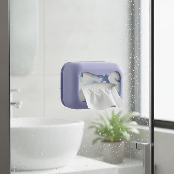 Silikon vevsboksholder, 1 stk, LILLA PURPLE
