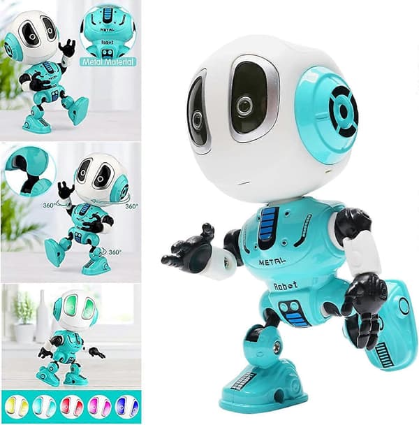 Snakkrobot for barn - Mini robotleker som gjentar det du sier, leker for jenter og gutter 3-8 år