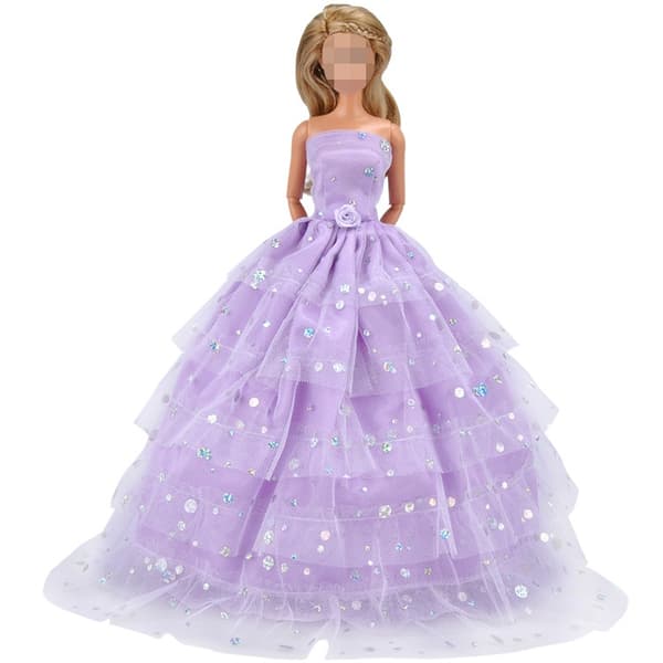 5 st Barbie Kläder Tillbehör Docka Bröllopsklänning Prinsessklänning Aftonklänning 5 Stilar (Endast Kläder)