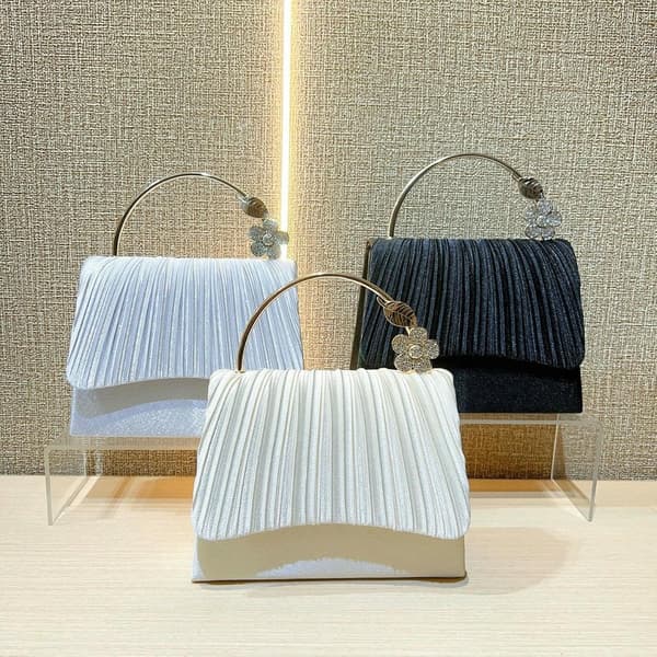 Damväska Crossbody-väskor, Axelväskor som matchar allt, Aftonclutchväskor (beige) beige