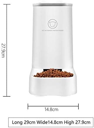 Automatisk mat- och vattendispenser - 2-pack x 3,75 L - Lämplig för hund- och kattskålar