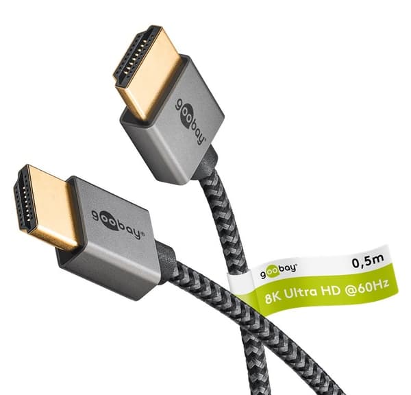Ultra-hurtigt slankt HDMI™-kabel