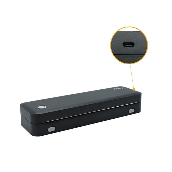 A4 Mini Bærbar Termoprinter - Bluetooth- og USB-C-forbindelse, Blækfri Udskrivning
