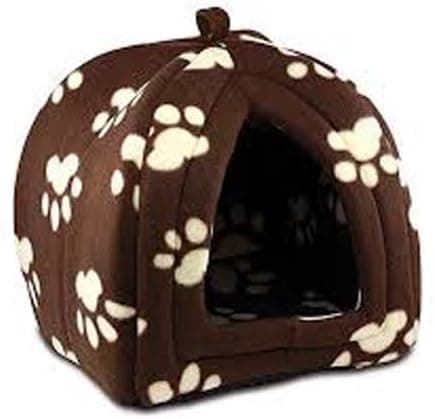 KÆLEDYRSPOTEAFTRYK DESIGN IGLOO KÆLEDYRSHUND KAT PYRAMIDE SENGEHYTTE