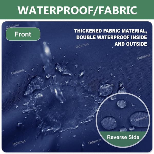 Stolputer Firkantede Vanntette Uteplassputer, Stolputer med Bånd, for Utendørs Hagemøbler Sofapute (Svarte Striper, 45x45x5cm) Black Stripes l