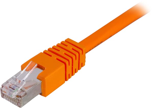 F/UTP Cat6 patchkabel, LSZH, 0,5m, orange