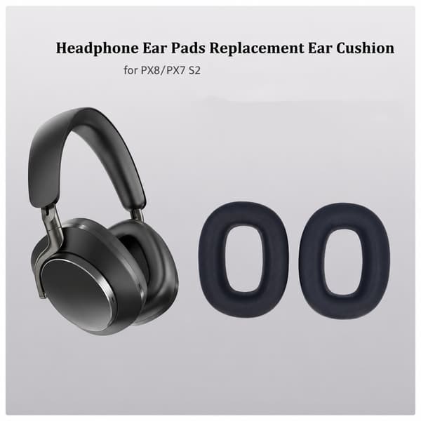 Bowers & Wilkins PX7S2 PX8 Ørepuder Ægte Læder Sort 10