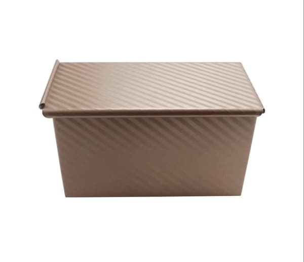 Pullman brødform med lokk for bølget brød (21,5 x 12 x 11 cm)