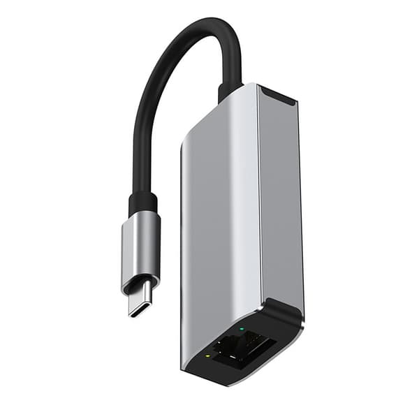 USB-C till Gigabit Ethernet-adapter med 3-portars hubb