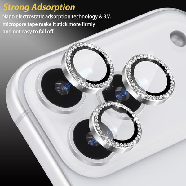 Kameralinsskydd för iPhone 17 Pro, Diamond Black iPhone 17Pro