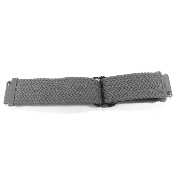 20 mm Urrem Nylon til Huawei, Xiaomi, Garmin, Samsung Grå
