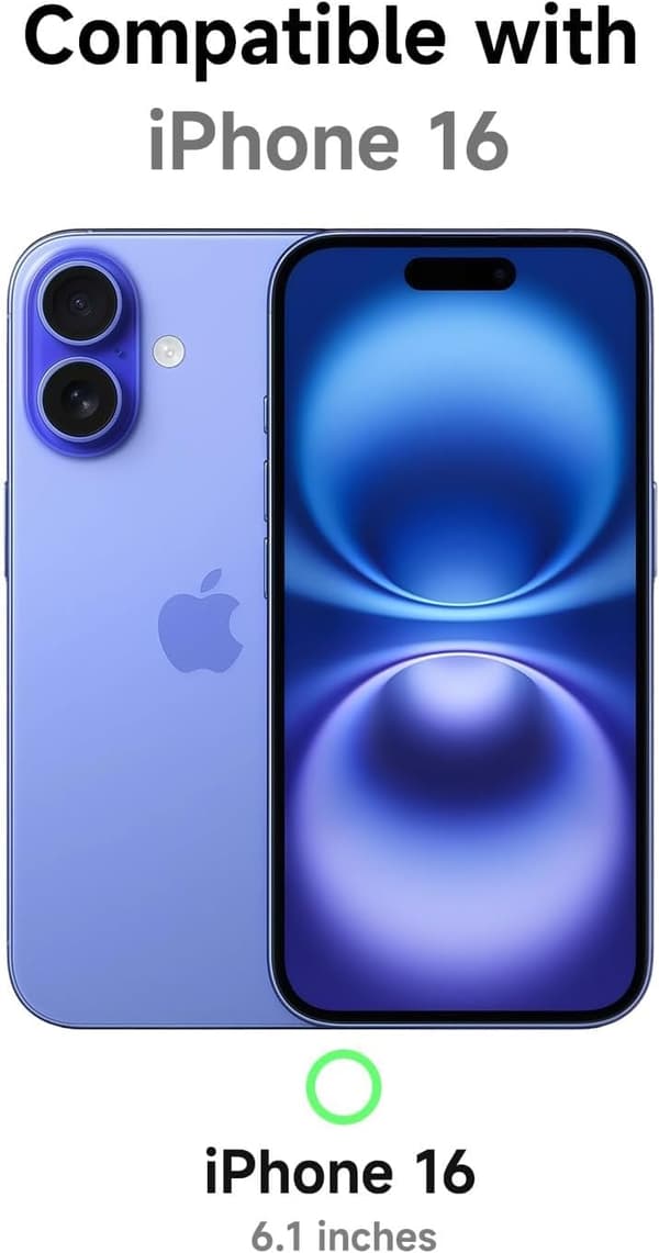 Flytande silikon magnetiskt fodral för iPhone 16, LILA iPhone 16