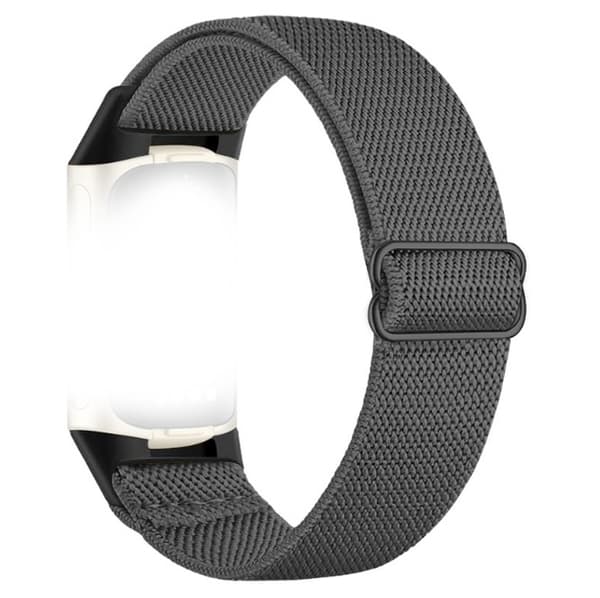 Nylonranneke Fitbit Charge 5/6:lle, tummanharmaa DarkGrey