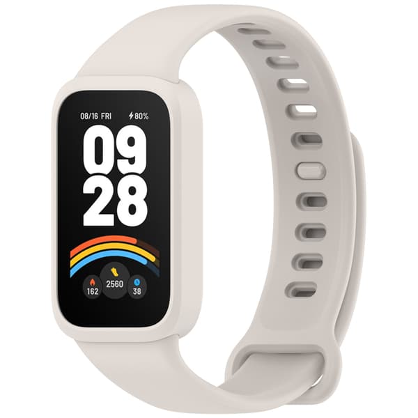 Erstatningsarmbånd til Xiaomi Band 9 Active & Redmi Band 3 Hvid White