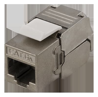 FTP Cat6a keystone-stik, afskærmet, 22-26 AWG, værktøjsfrit