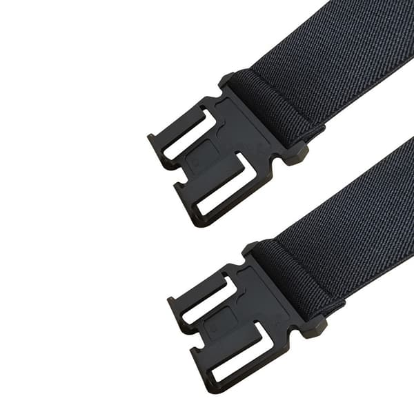 Elastiske seler til voksne med 3 clips og plastkroge - Komfortable og justerbare sorte