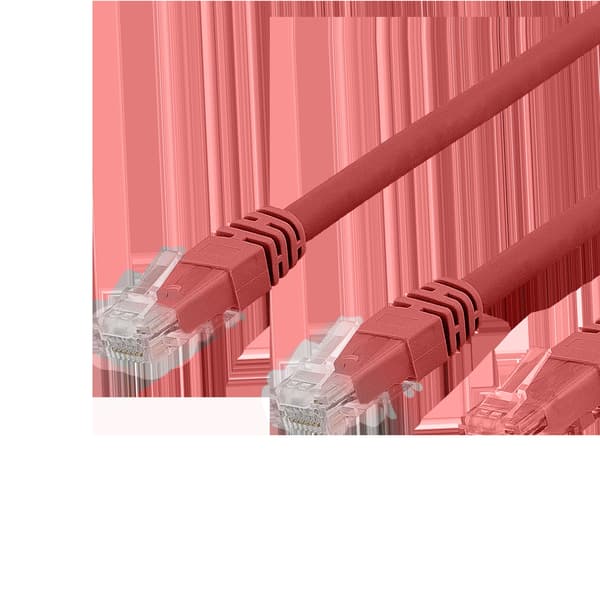 U/UTP Cat6a patchkabel, LSZH, 7m, röd