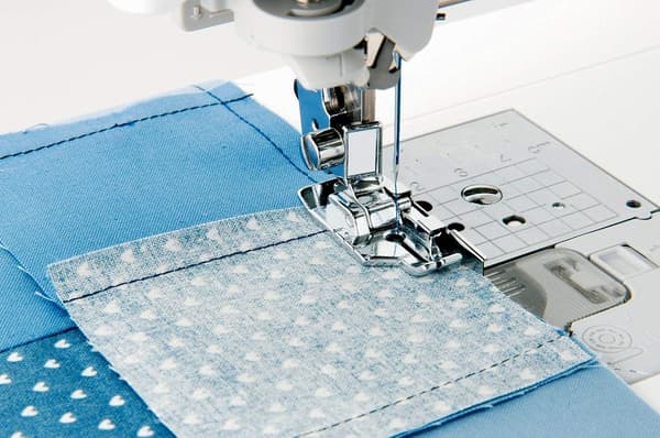 Patchworkfod med 6 mm guide til Alfa, Singer, Brother, Elna, Juki, Lidl symaskiner