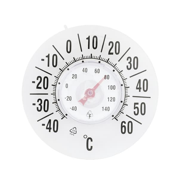 Sugkoppstermometer, Fönstertermometer inomhus utomhus