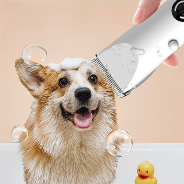 Professionel Trådløs Kæledyrsklipper med Keramisk Klinge og LCD-display til Hunde og Katte