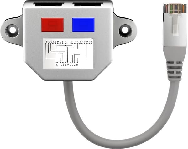 LAN-kabelsplitter (nätverkskoppling), Y-adapter