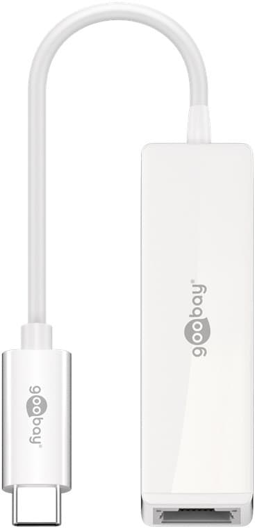 USB-C™ Ethernet-adapter, hvit