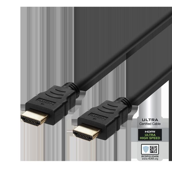 ULTRA High Speed HDMI-kaapeli, 48Gbps, 3m, musta