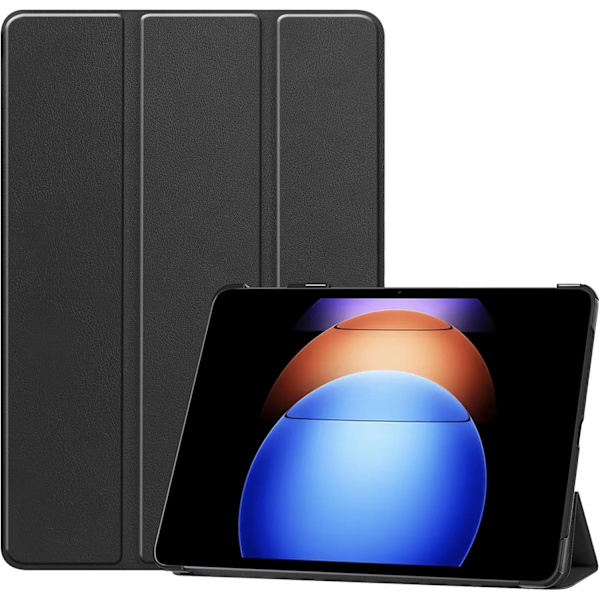 Xiaomi Pad 6S Pro 12.4\", Slankt Cover Stativ Hårdt Shell Case – Sort