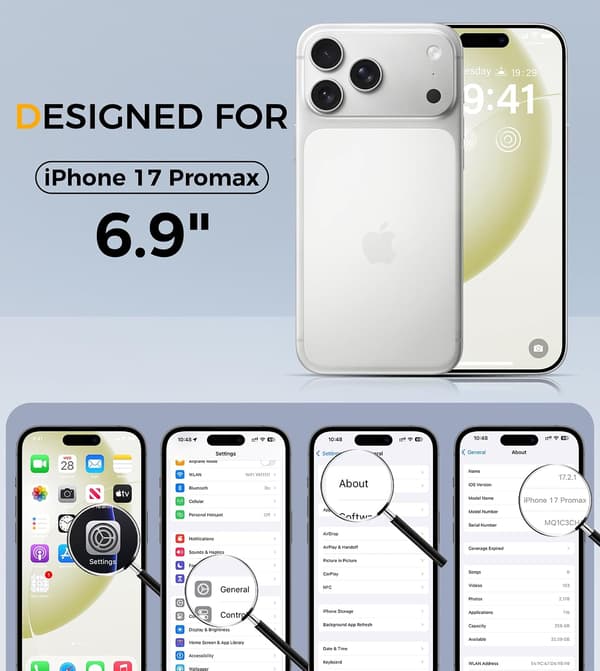 iPhone 17 Pro Max-fodral, flytande silikonskydd, krämig gul iPhone17Promax