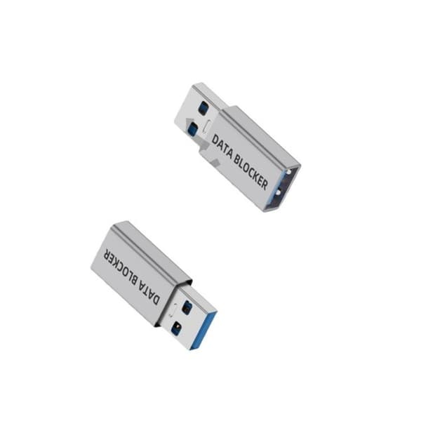 USB A hann til A hunn datablokker - Datatyveribeskyttelse (2-pakning)