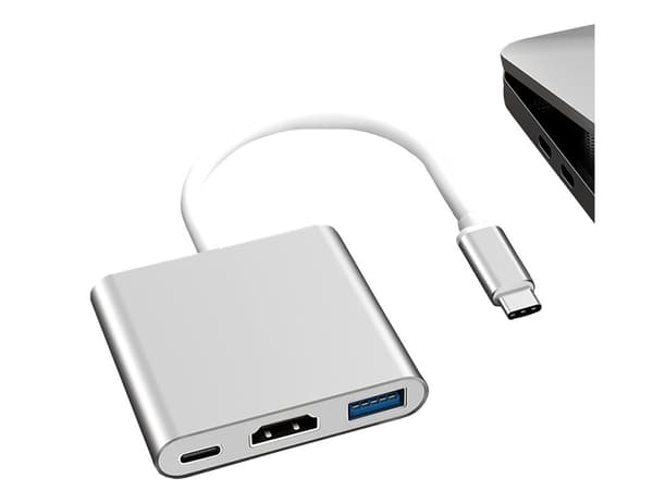 Macbook USB-C-adapter - HDMI & USB 3.0 4K