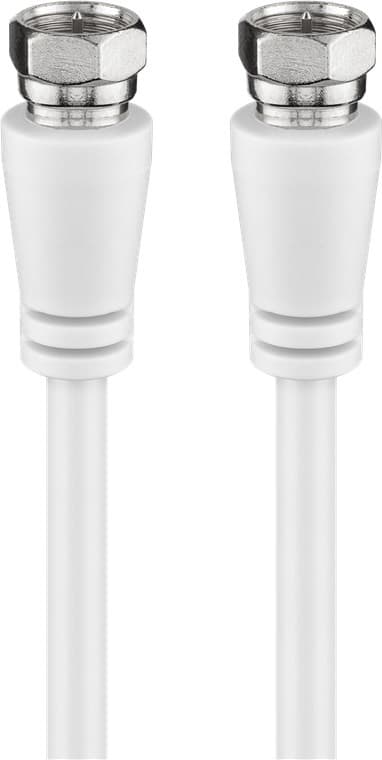 SAT-antennkabel (klass A, >85 dB), dubbelskärmad