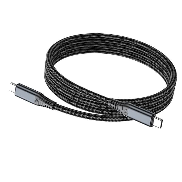 240W USB-C til USB-C hurtigopladningskabel til telefoner, laptops og mere, kompatibel med APPLE, Samsung, Huawei Sort 2 m Sort 2 m Black