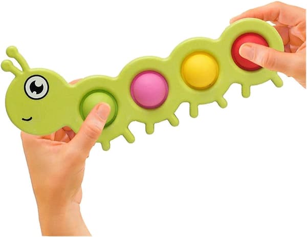 Enkel Fidget Sensorisk Leke, Flippebrett Leke, Stresslindrende Sensorisk Håndleke, Sensorisk Leke Småbarn Tidlig Pedagogisk Leke