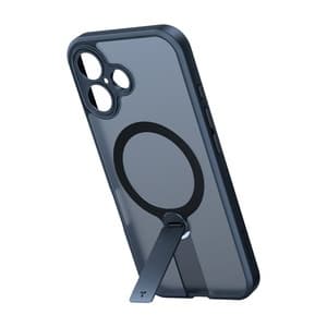 Torras Pstand Spin -suojakuori iPhone 16 Plus -puhelimelle (musta)