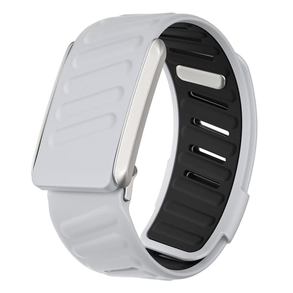 Silikoninen ranneke Whoop 4.0:lle, musta+harmaa Black+Grey