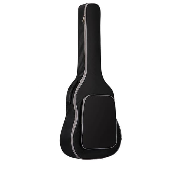 40-41 tommers akustisk gitarbag med 10T polstring Svart Black