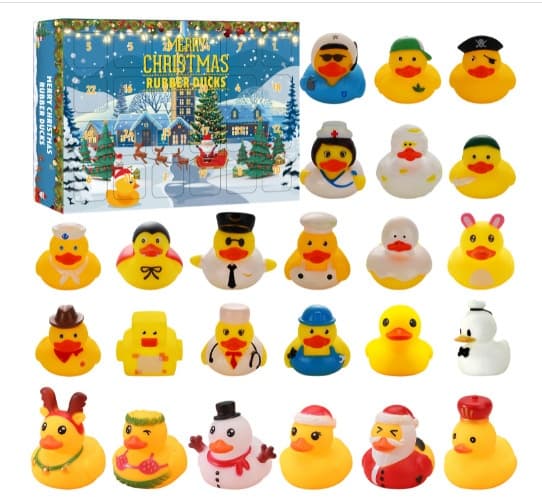 24-delad DIY Handvevad Blindlåda Julkalender Nedräkning Blindlåda Jul Blindlåda Barnkalaspresent Julleksak