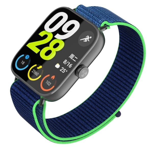 Redmi Watch 5/4 Flätad Nylonrem Grön Green