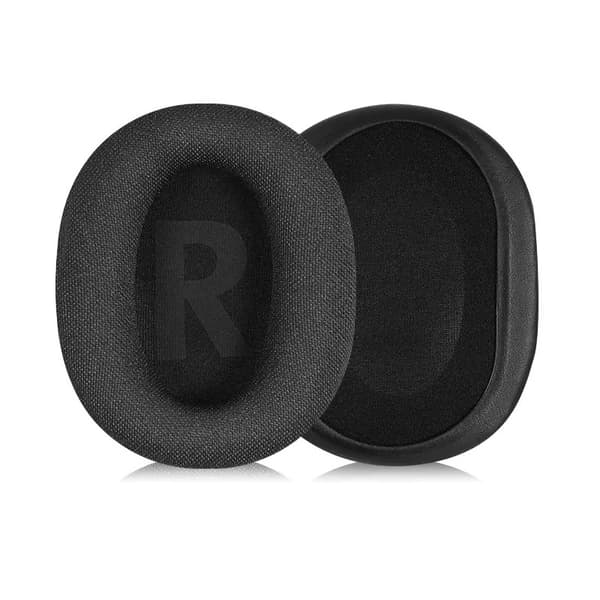Svarte øreputer i bomull til Logitech G PRO X (2-pakning)