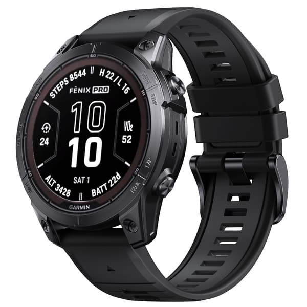Tyylikäs pikakiinnitys Garmin Fenix 7X Pro Black+Grey -kellolle Black+Grey