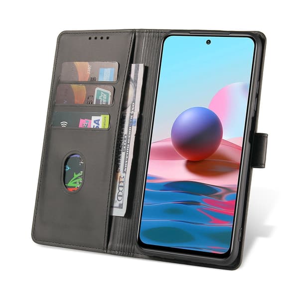 Læder flip-etui til Xiaomi og Redmi med kortpladser Xiaomi 10T lite 5G/10i