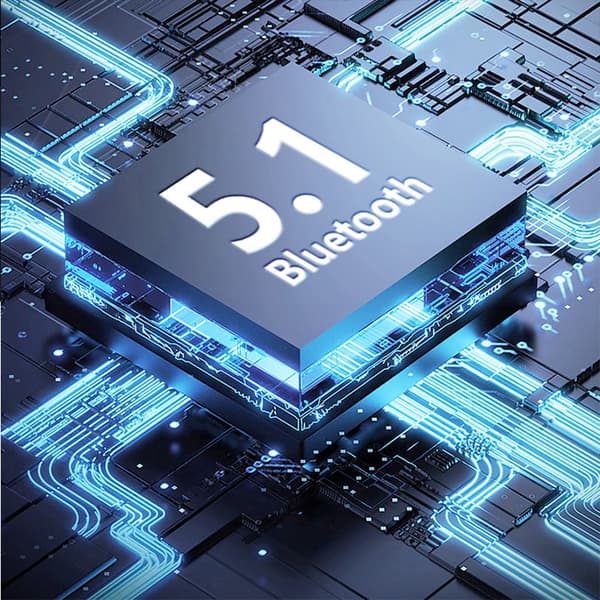 Bluetooth-hodetelefoner DR57 - Lang batterilevetid Svart