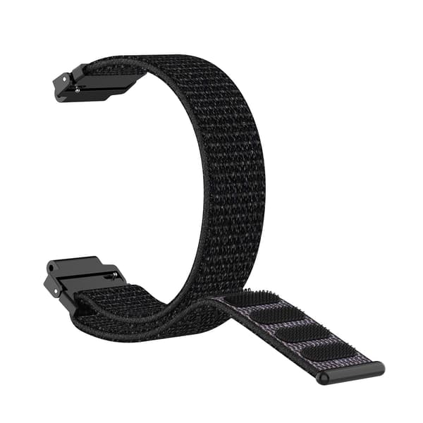 Garmin Forerunner 220/230/235/620/630/735XT ranneke nylon Musta